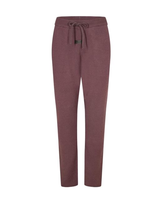 Fear Of God Purple Drawstring Sweatpants