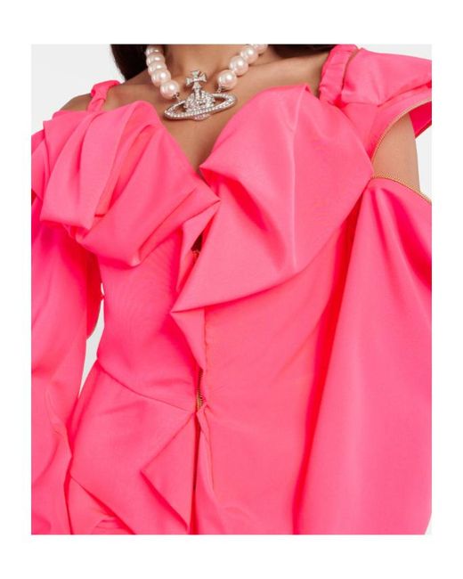 Vivienne Westwood Pink Pleated Dress