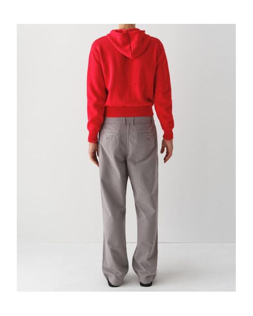 GIMAGUAS Gray Casual Pants With Belt Loops for men