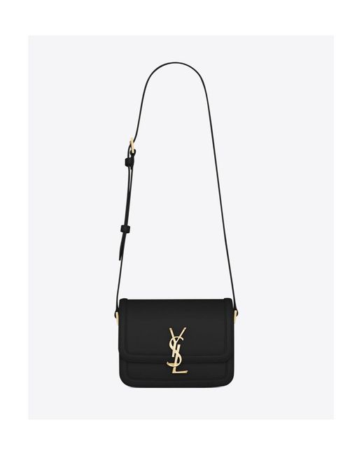 Saint Laurent Black Solferino Small Satchel Bag