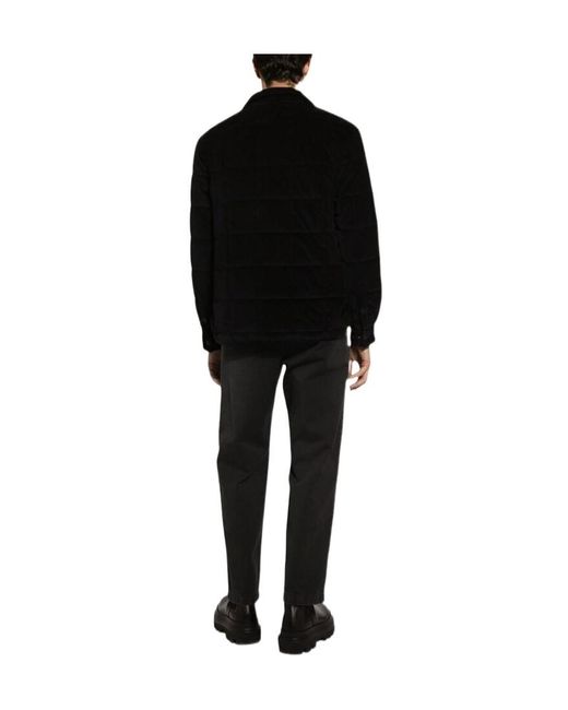 Dolce & Gabbana Black Logo Patch Straight Leg Trousers for men