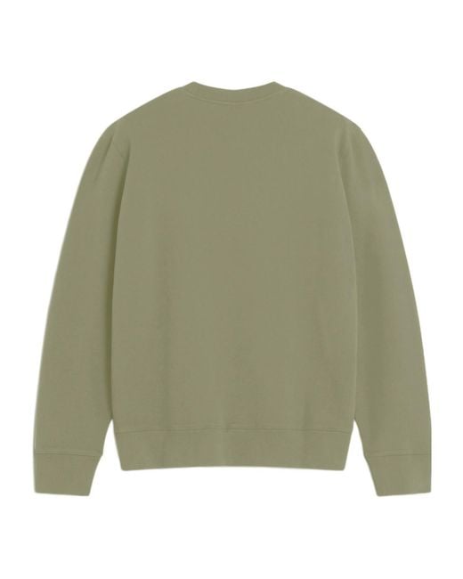 Maison Kitsuné Green Fox-Motif Sweatshirt for men