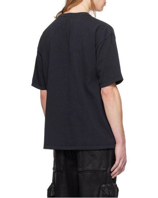 Rhude Black Sunset Graphic T-Shirt for men
