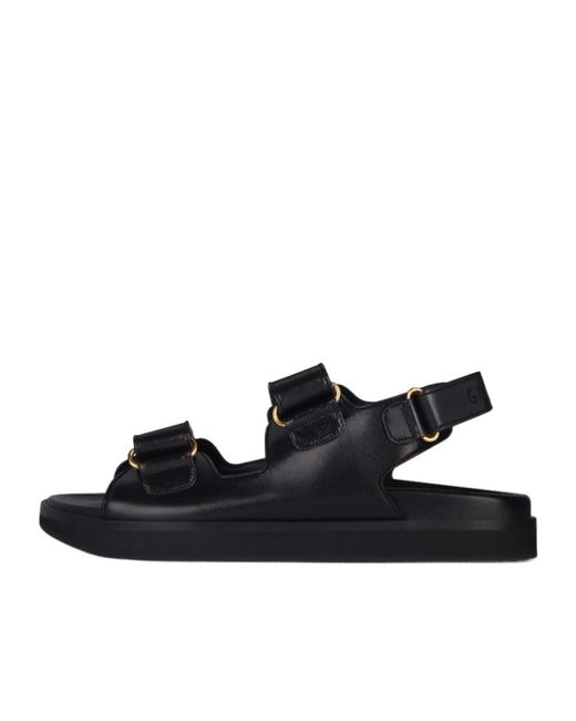 Givenchy Black 4G Strap Sandals