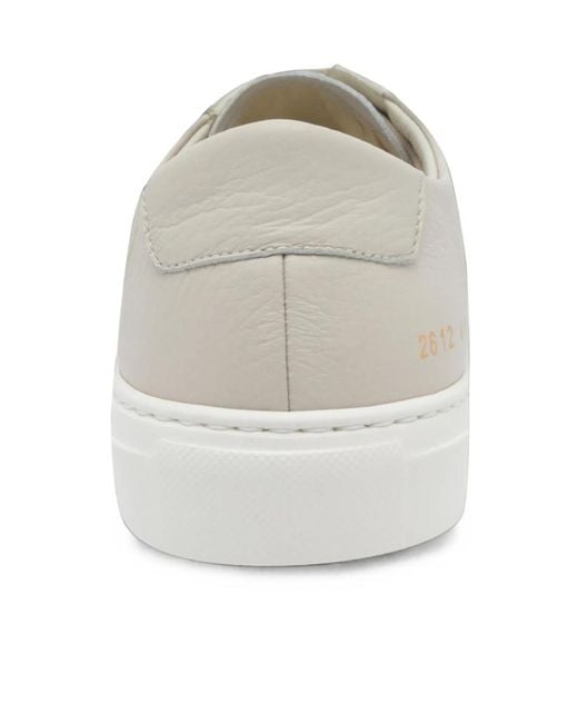Common Projects White Flat-Soled Sneakers for men