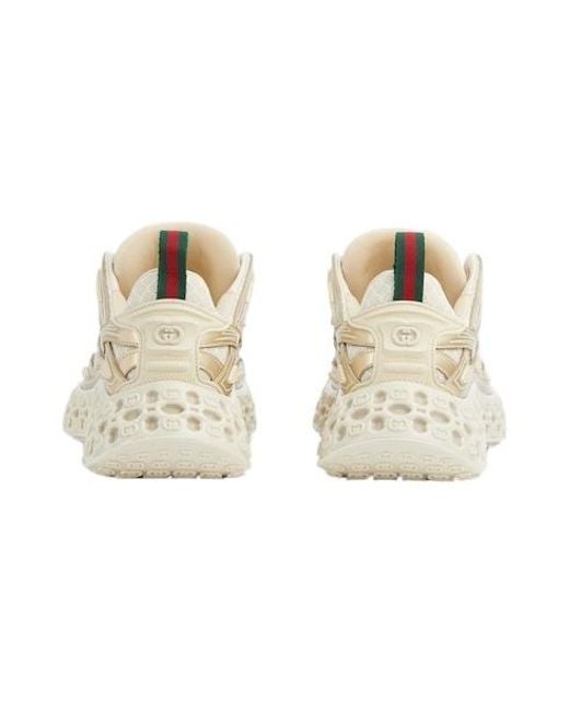 Gucci Natural Cub3D Sneaker, Size 34 It