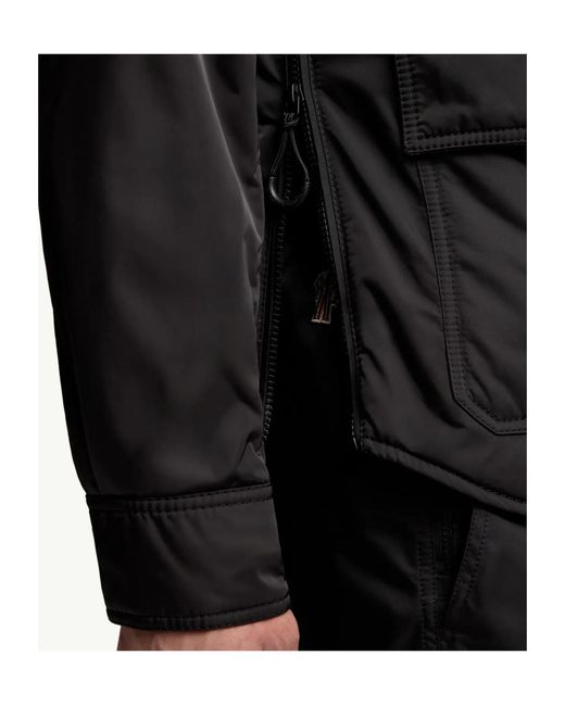 Moncler Black Grenoble Waterton Down Field Jacket for men