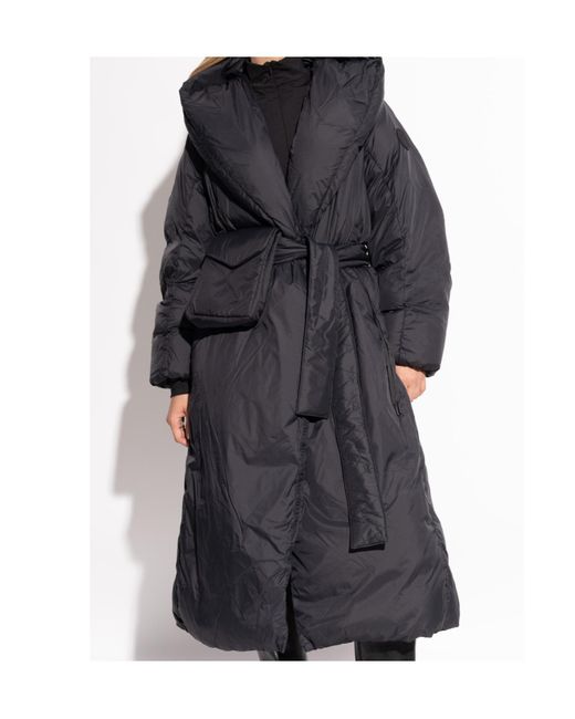 Canada Goose Black Hooded Padded Coat