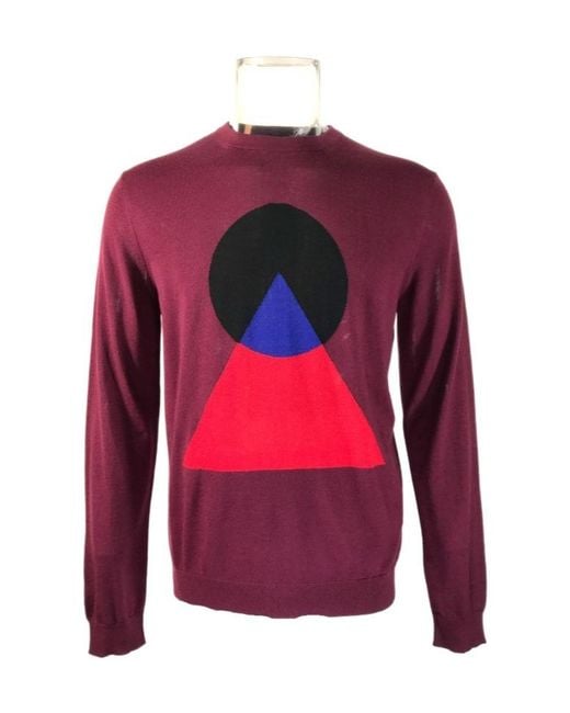KENZO Red Round Neck Sweater for men