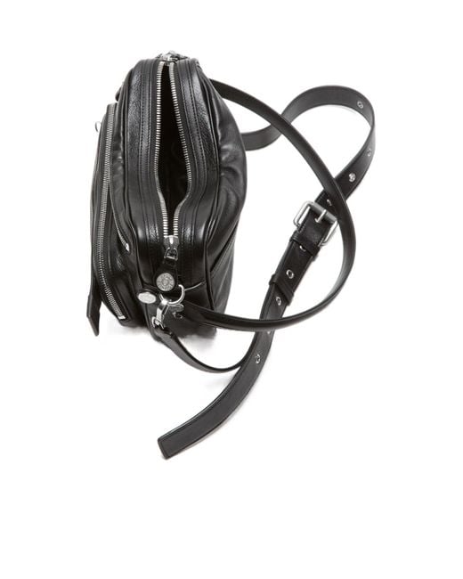 Acne Black Camero Party Multi-Pocket Shoulder Bag