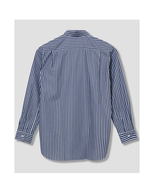 Comme des Garçons Blue Striped Shirt for men