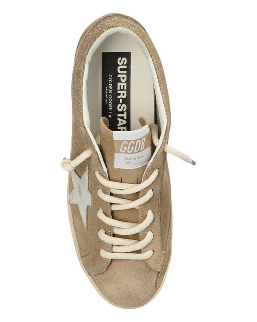 Golden Goose Deluxe Brand Brown Lace-Up Low-Top Sneakers