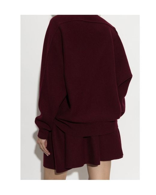 Lisa Yang Red Haily Cashmere Sweater