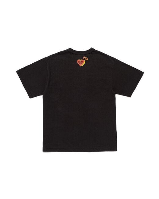 Human Made Black Graphic T-Shirts for men