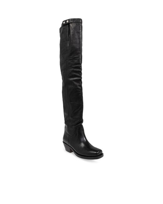 Isabel Marant Black Amati Over-The-Knee Boots