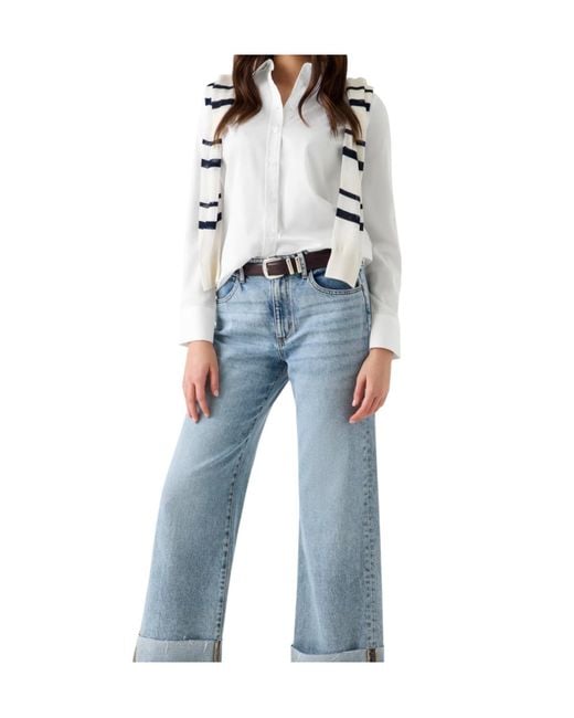 Guess White Long-Sleeved Shirt