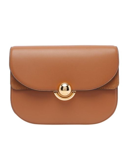 Furla Brown Sfera S Crossbody Bag