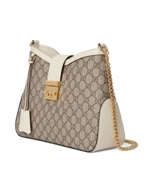 Gucci Brown Large Padlock Shoulder Bag