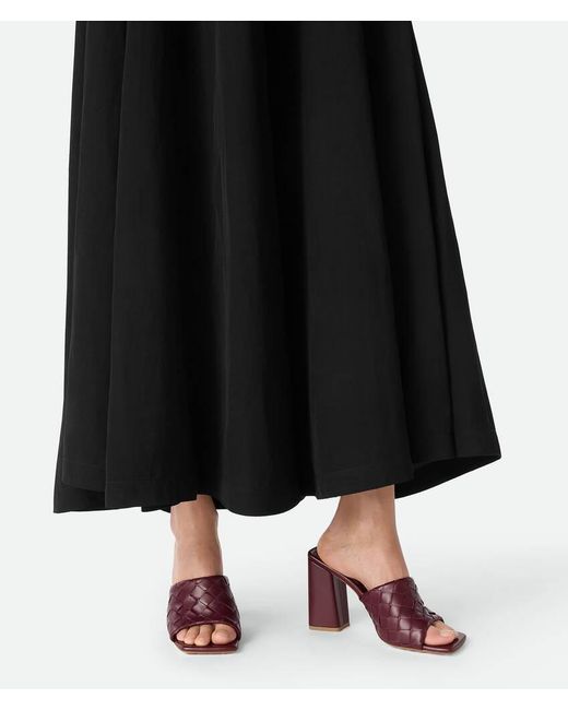Bottega Veneta Purple Parco Intrecciato Heel Sandals