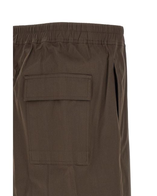 Rick Owens Gray Rick S Pods Bermuda Shorts for men