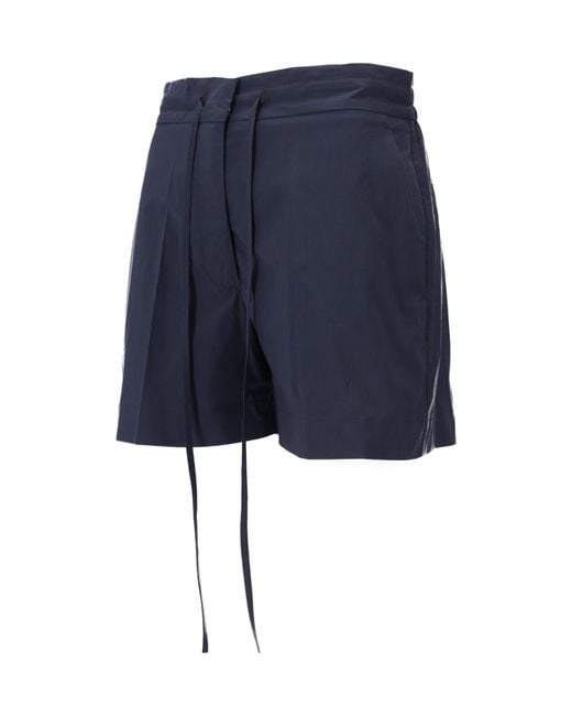 P.A.R.O.S.H. Blue Drawstring Shorts