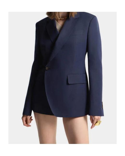 DSquared² Blue Kathy Double-Breasted Blazer