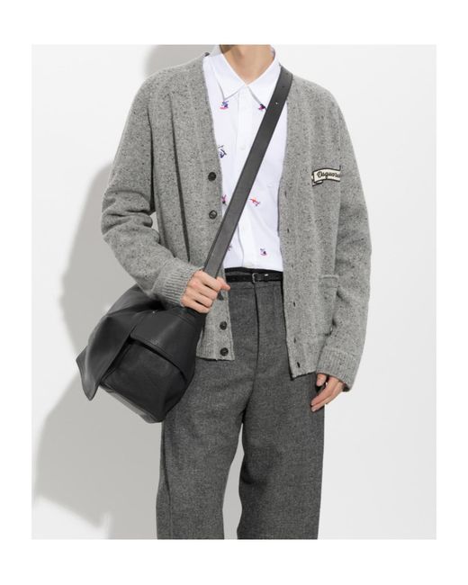 DSquared² White Collared Long-Sleeved Shirt for men