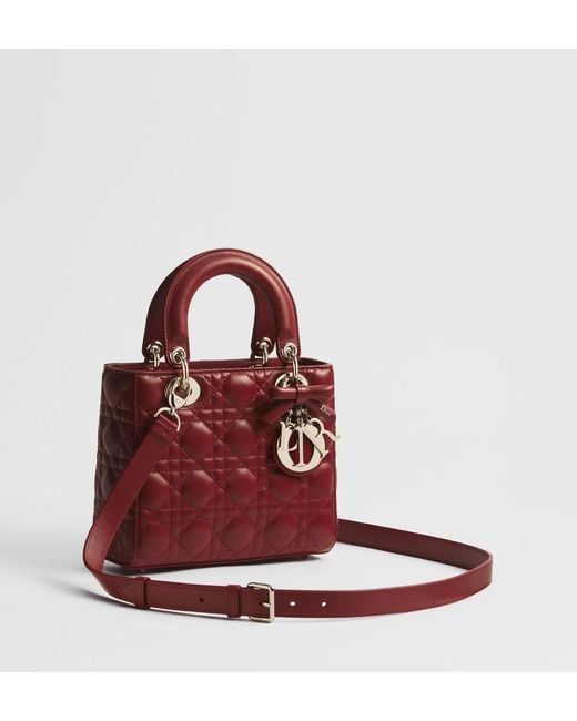 Dior Red Small Lady Shoulder Bag