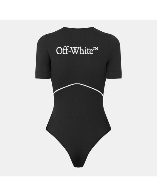 Off-White c/o Virgil Abloh Black Seamless Bodysuit