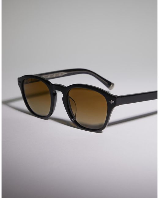 Brunello Cucinelli Multicolor Intarsia Rays Sunglasses for men
