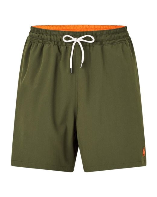 Polo Ralph Lauren Green Traveller Swim Shorts for men