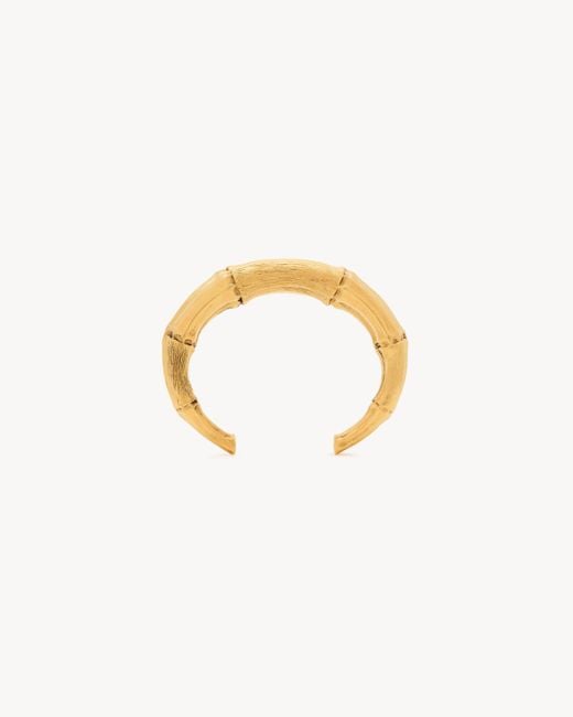 Saint Laurent Metallic Open Bracelet