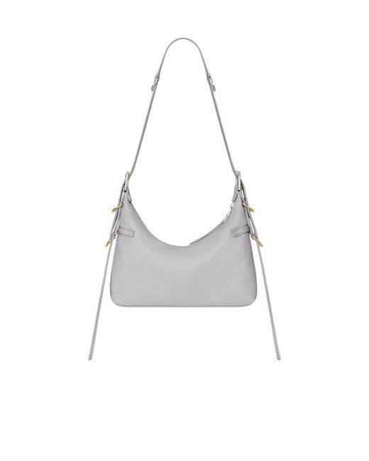 Givenchy White Voyou Zipped Mini Crossbody Bag