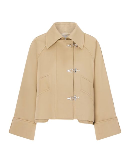 Patou Natural Collared Casual Jacket