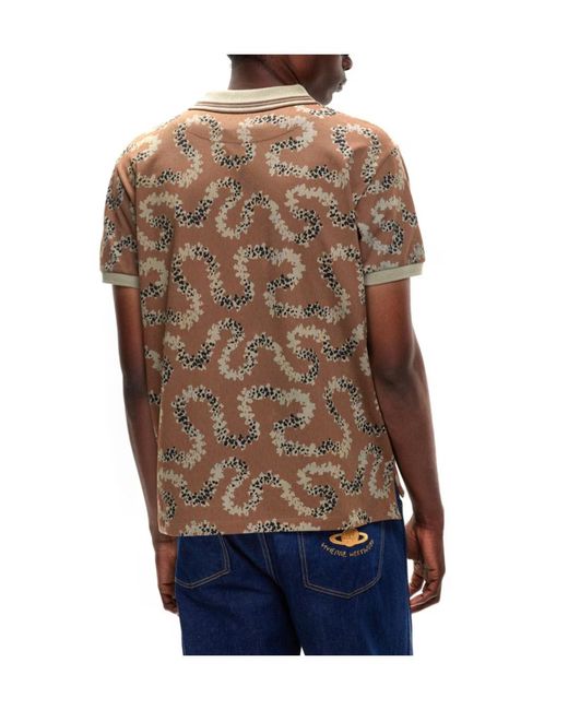 Vivienne Westwood Multicolor Viv Trail Short Sleeve Polo Shirt for men