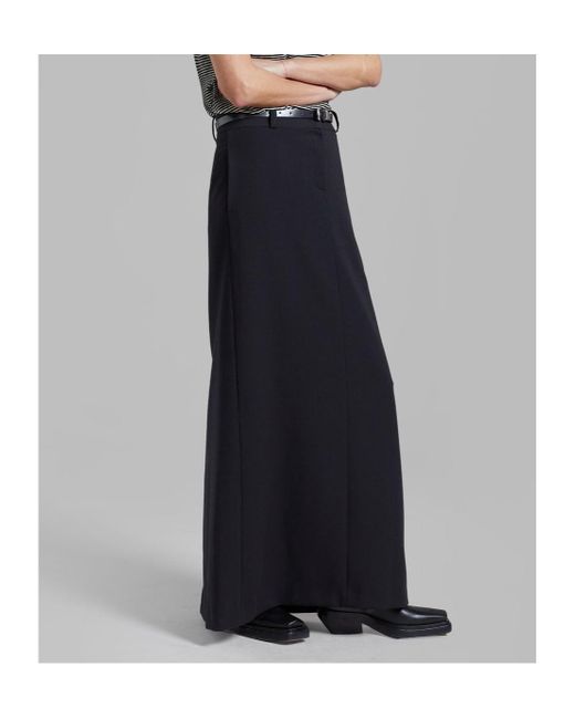 Frankie Shop Black Malvo Long Pencil Skirt