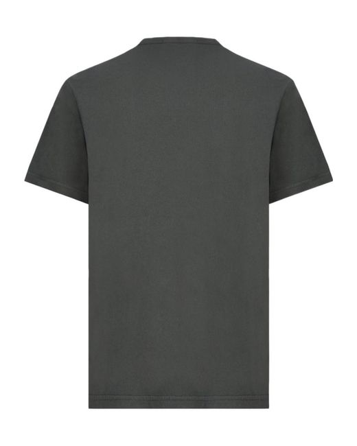 Stone Island Gray Crew-Neck T-Shirt for men