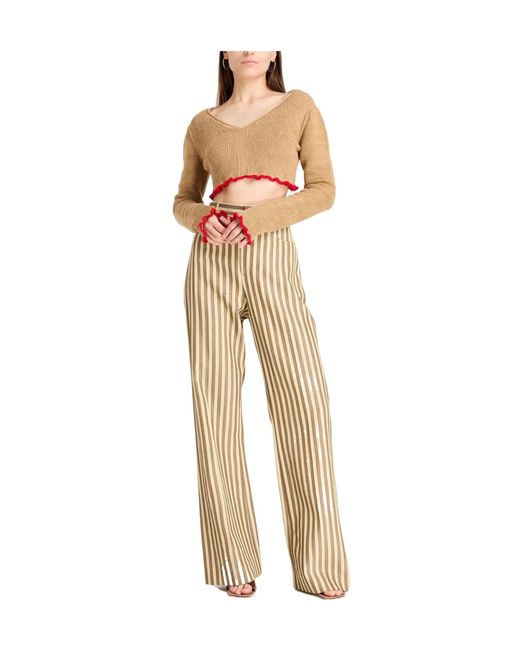 Jacquemus Natural Solid Colour Jumpers