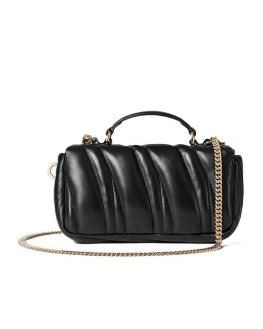 Gucci Black Gg Milano Mini Top Handle Bag