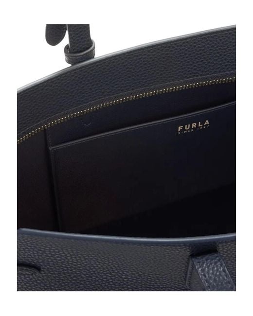 Furla Blue Double-Handled Handbag