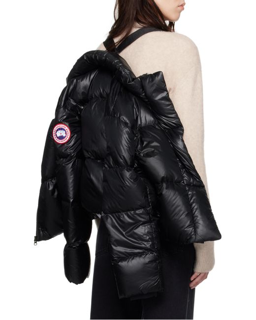 Canada Goose Black Cypress Cropped Puffer Jacket