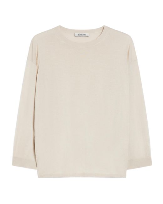 Max Mara Natural S Amici Three-Quarter Sleeve Sweater