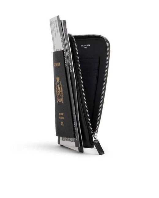 Balenciaga White Passport Phone Holder for men