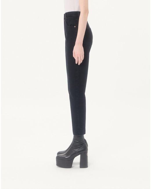 Valentino Blue Denim Trousers