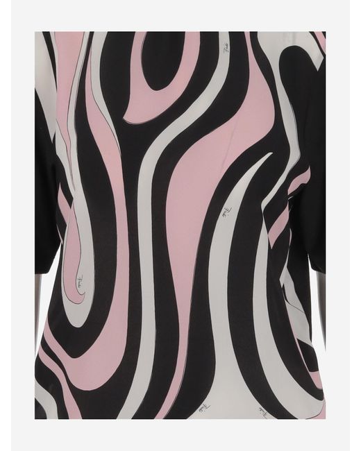 Emilio Pucci Black Marmo T-Shirt