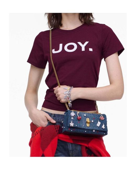 Marc Jacobs Blue Mini The Trinket Denim Crossbody Bag