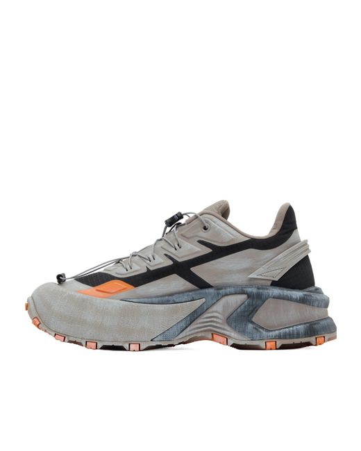 DIESEL Gray D-Cage Runner Sneakers for men