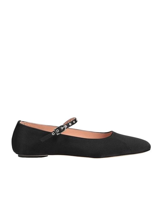 MAX&Co. Black Plain Colour Ballet Flats