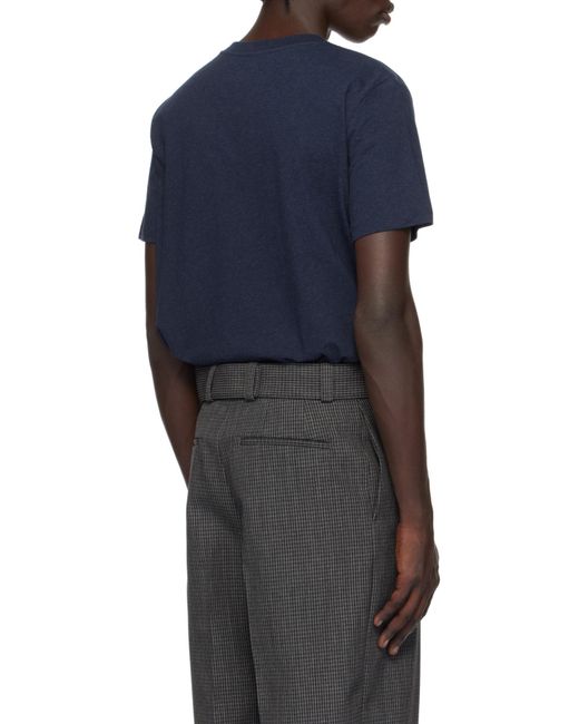 A.P.C. Blue Cohbo Logo Printed Crewneck T-Shirt