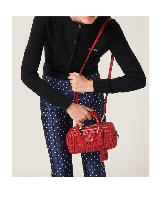 Miu Miu Arcadie Zippered Crossbody Bag